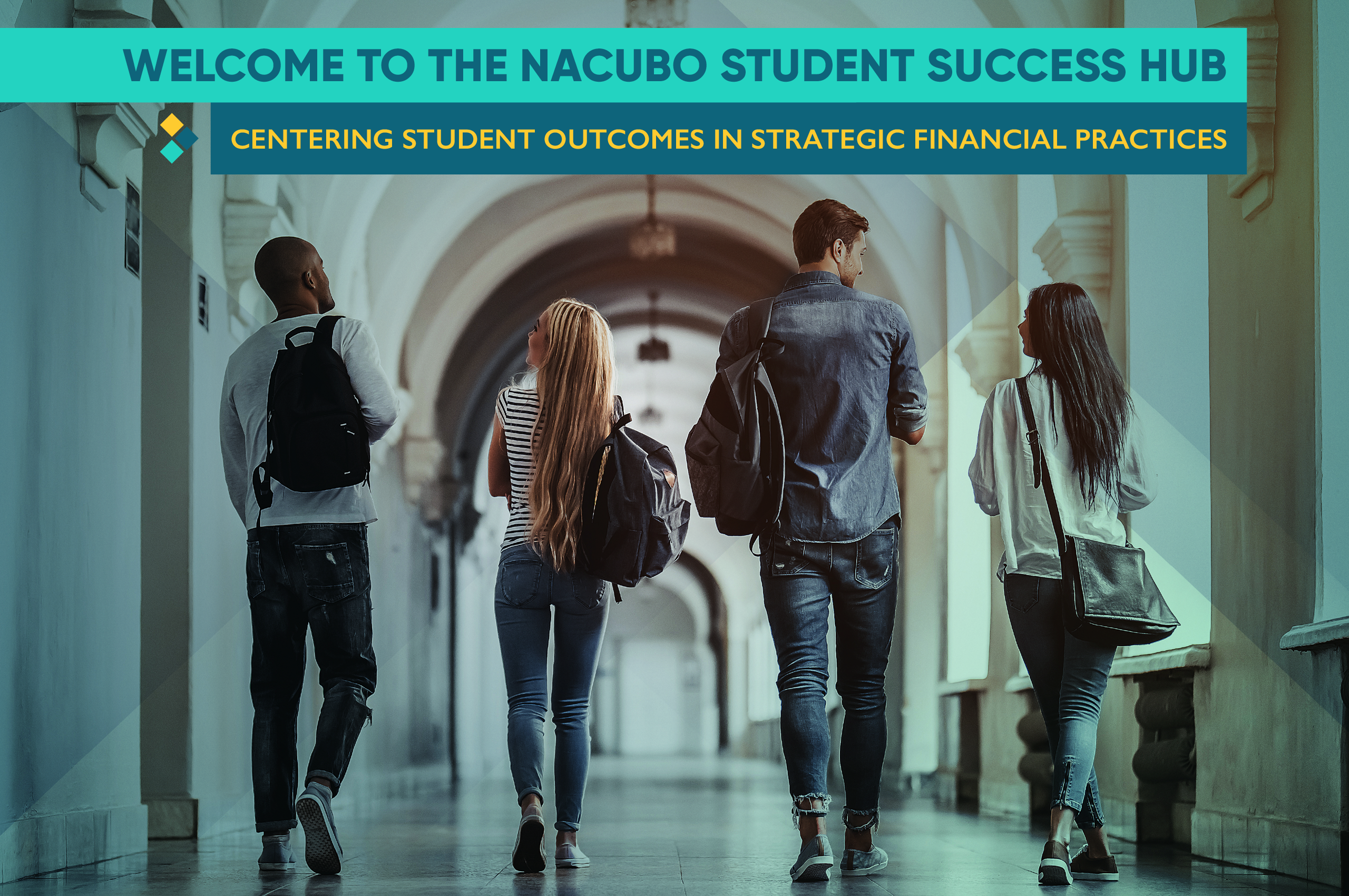 Institutional data dashboard showing student outcomes alongside financial metrics